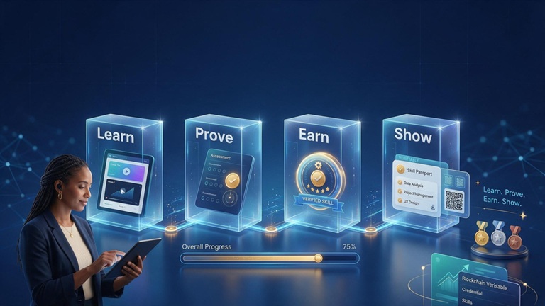 Learn → Prove → Earn → Show
